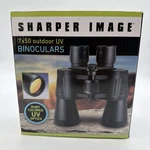 Sharper Image 7X50 Binoculars W/ruby Colored Uv Optics Outdoor New. Fixed Price $14.99.