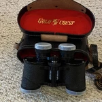 Gold Crest 7X35 Binoculars W/ Case And Original Box. Fixed Price $29.99.