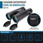 Barska Fully Coated 10 X 42MM BAK-4 Waterproof And Fog Level Hd Binoculars. Fixed Price $164.99.
