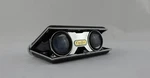 Vintage Crystar Opera Glasses Black Leatherette Compact Folding Binoculars. Fixed Price $22.49.