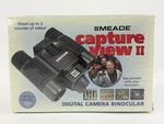 Meade Capture View Ii Digital Camera Binoculars Nib CVB1007 640X480 Resolution. Fixed Price $20.95.