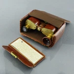 Scarce Fago Luxe 1/3 Opera Trieder Binoculars Goerz Berlin Germany Gold. Fixed Price $199.00.