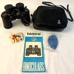 Vintage Tasco 6X 12X32 Zoom Binoculars Model 102 W/ Case & 1970S Nfl Booklet. Fixed Price $28.38.