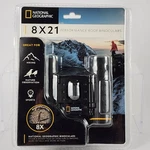 National Geographic 8X21 Foldable Roof-prism Binoculars Black. Fixed Price $31.50.