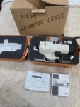 Nikon AX-2S Automatic Level 20X Magnification With Case Pictured. Fixed Price $430.00.