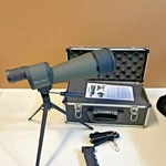 Barska 25-125X88 Wp Benchmark Straight Spotting Scope W/ Case & Tripod, AD11182. Fixed Price $169.99.