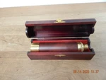 Vintage Traq Telescope 30 X #408B Made Japan Brass And Leather With Case. Fixed Price $47.99.