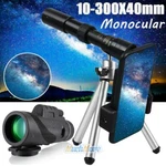 Day/night Telescope 10-300X40MM Military Zoom 4K Hd Monocular+tripod+phone Clips. Fixed Price $9.61.