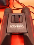 Minolta Pocket Binoculars 7X21 7.3 Degrees Multi-coated Vtg Missing Lens Cap. Fixed Price $22.00.