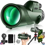 40X60 Monocular Telescope For Adults - Phone Adapter, Tripod, Low Light Vision. Fixed Price $101.86.