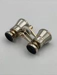 Rare Vintage Greenkat Opera Glasses Binoculars Gold Tone Mother Pearl 3X 60S 70S. Fixed Price $50.15.