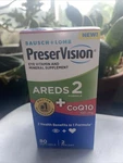 Bausch + Lomb Preservision Areds COQ10, 100MG 80 Softgels Exp 12-2025. Fixed Price $22.96.