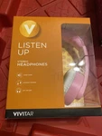 Vivitar Listen Up Stereo Headphones Set. Fixed Price $14.99.