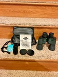 Adventuridge 10X50MM Binoculars Includes Carry Case Neck-strap Lens Covers. Fixed Price $24.99.