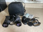 Vintage Konica 7X35 Field Binoculars Set Fully Coated Optics 420 Ft 1000 Yds. Fixed Price $30.00.