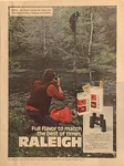1975 Raleigh Cigarettes Print Ad Bear Tree - Bushnell Binoculars Offer Vtg 1970S. Fixed Price $18.77.