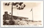 Rppc North Conway Nh Summit Chalet Mount Cranmore Man W/binoculars Flag Unp D8. Fixed Price $12.49.