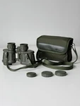 Vintage Bushnell Army Green Rubberized Binoculars 8X30 Wide Angle Hensoldt Zeiss. Fixed Price $100.00.