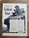 1950 New York Life Insurance Agent Picnic Rock Thermos Binoculars Ad. Fixed Price $9.99.