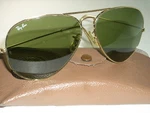 62 14MM Vintage B&l Ray Ban Gep RB3 Tru-green Large Metal Ii Aviator Sunglasses. Fixed Price $288.74.