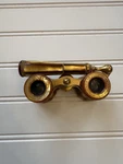Antique French Opera Glasses Binoculars Brass Mother Of Pearl Paris C. 1890. Fixed Price $189.99.