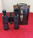 Vtg Hensoldt Wetzlar Dialyt 6X Binoculars Drp German Wwii Era W/ Leather Case. Fixed Price $145.00.
