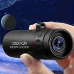 1PC 2000 25 Hd Monocular Telescope With Compact Portable Design For Travel - New. Fixed Price $13.99.