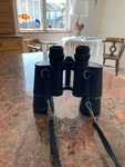 Vintage Atcolux Black 7 50 Field View 1000 Yds Binoculars - Case. Fixed Price $21.75.