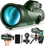 High Power 40X60 Monocular Telescope With Smartphone Holder & Tripod. Fixed Price $66.99.