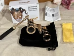 Levenhuk Broadway 325N Opera Glasses 3X25 Black Gold Led New Open Box. Fixed Price $29.99.