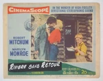 Vintage Original 1954 River Of No Return Lobby Card Marilyn Monroe Canada J6219. Fixed Price $40.00.