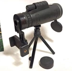 Vivitar 10X40 Monocular Telescope Cell Phone Camera 40X Lense W/ Tripod Vgc. Fixed Price $25.00.