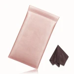 Eyeglasses Pouch With Cleaning Cloth Portable Squeeze Case Soft Bag. Fixed Price $6.99.