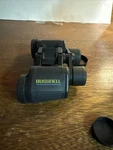 Bushnell Instafocus Field Of View X 35 13-7737 Binoculars, Case, Books. Fixed Price $45.00.