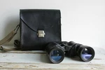 Leather Bound Russian Vintage 7X50 Binoculars With Case. Fixed Price $139.99.