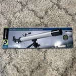 Emerson 50X 100X Refractor Telescope W/ 4FT Adjustable Tripod New Open Box!. Fixed Price $36.98.