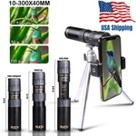 Monoculars Telescope For Hunting 10-300X40MM High Power Night Vision+tripod+clip. Fixed Price $30.15.