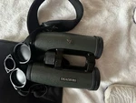 Swarovski El Binoculars Green Black 42MM Lens With Case & Strap. Fixed Price $1900.00.