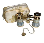 Vintage Tasco 3X Mother Of Pearl Opera Glasses Binoculars W/case Decor. Fixed Price $75.14.