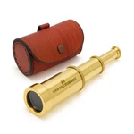 Solid Brass Handheld Telescope 6" - Nautical Pirate Spy Glass With Free Case. Fixed Price $25.81.