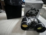 Sharper Image Compact Binoculars Rubycoated Glare-free Optics W/strap & Case. Fixed Price $13.50.