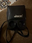 Jason 7X35 Binoculars With Case. Never Needs Focusing. Model 1193. Fixed Price $50.00.