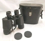 Vtg Binoculars 10X50 Montgomery Wards Sportsman W/ Original Case 67-7044. Fixed Price $13.99.