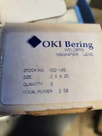 Oki Bering 2" X 1/4" 2.50 Magnifier Lens 932-145. Fixed Price $12.00.
