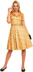 Voodoo Vixen Diana 50S Polka Dot V-neck Short Sleeve Swing Dress Shirt Rockabilly. Fixed Price $98.45.