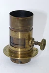 Cc Harrison 7'' F3.7 Brass Petzval Lens. New York. Circa. 1864. Covers 5X7.. Fixed Price $2695.00.