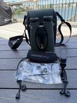 Swarovski Optik El 12X50 Green Binoculars Roof Prism Multi-coated Lens Cover. Fixed Price $1800.00.