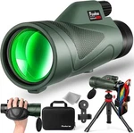 12X60 Hd Monocular Telescope For Adults Comes With Smartphone Adapter Tripo.... Fixed Price $80.00.