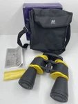 Ncstar 10X50 Field 6 105M/1000M Black/yellow Binoculars Nib. Fixed Price $25.46.