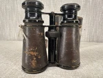Antique Wwi Era German 6X Vergr Ss. Leather Binoculars & Original Case 037. Fixed Price $60.79.